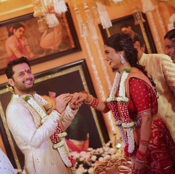 Telugu Star Nithiin Reddy Ties The Knot With Fiancee Shalini Kandukuri ...